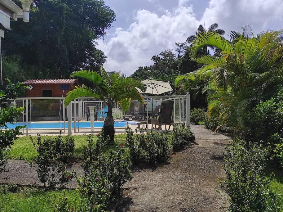 Le Tri Haut De Bellevue - Bungalow Heliconia Pointe-Noire Esterno foto